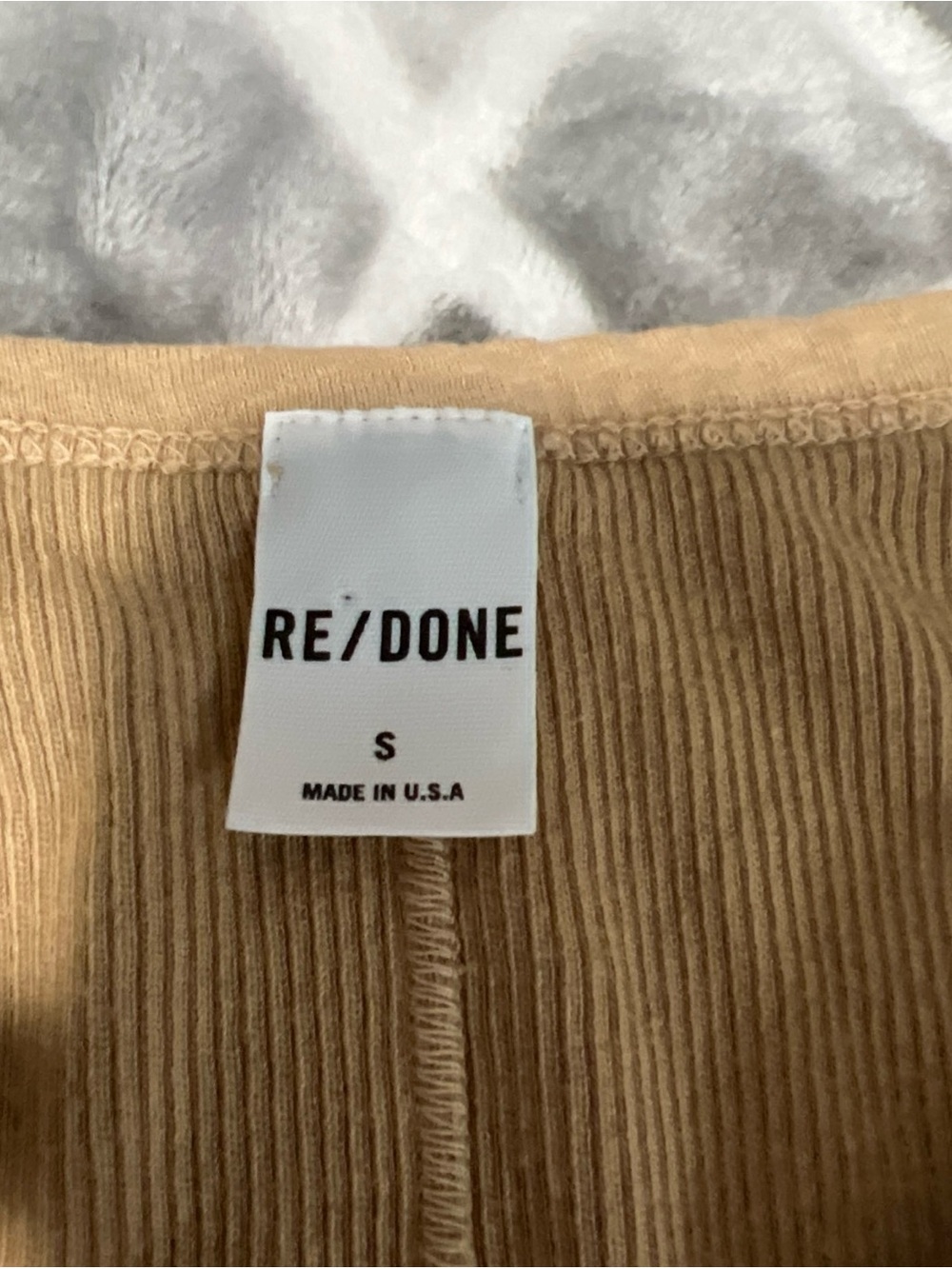 Re/Done Basic Ribbed Cami - Picture 3 of 6